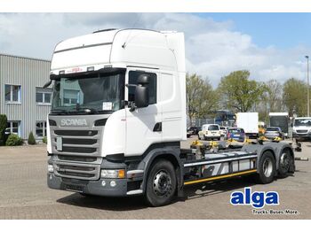 Kamion za prevoz kontejnera/ Kamion sa promenjivim sandukom Scania R 410 6x2, Topliner, Retarder, 2x AHK, Gelenkt: slika 1