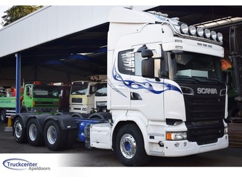 Kamion sa golom šasijom i zatvorenom kabinom Scania R 730 8x4, Euro 6, Truckcenter Apeldoorn: slika 1