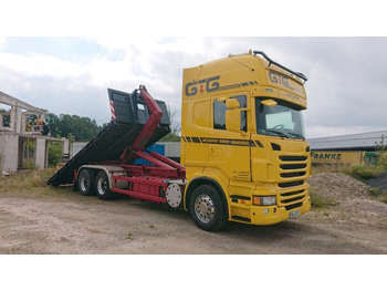 Kamion sa hidrauličnom kukom Scania R 730 Abroller  voll Luft: slika 4