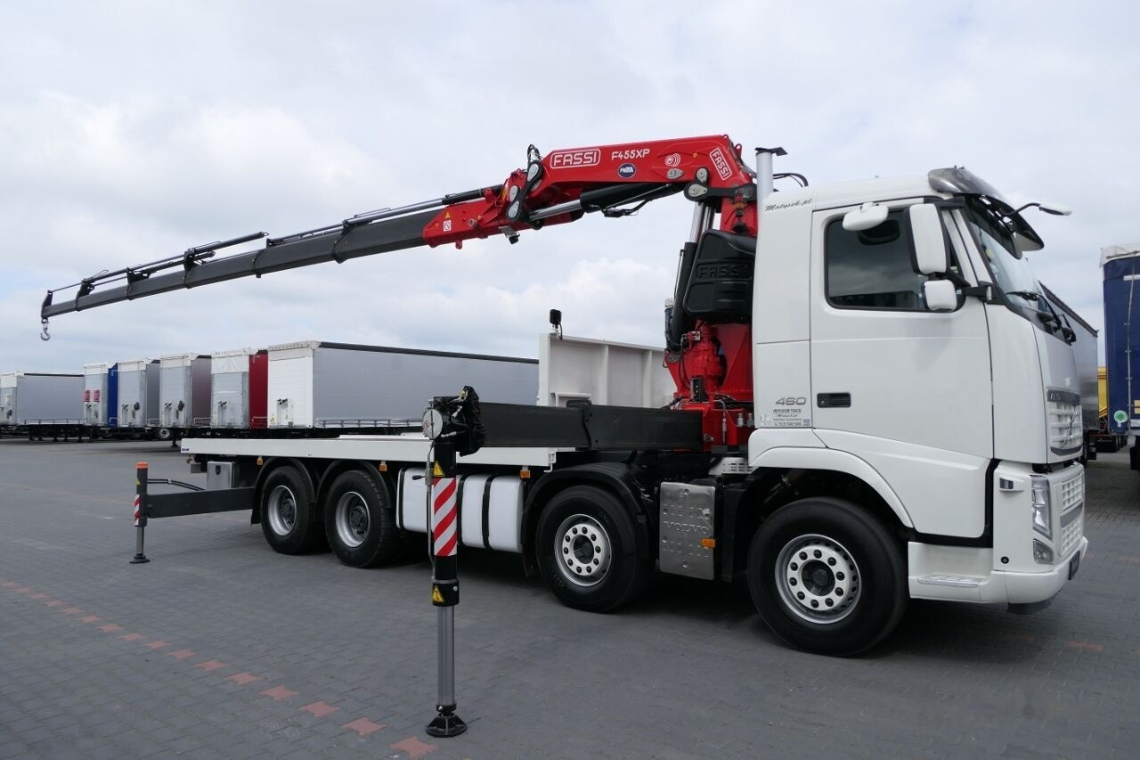 Kamion sa tovarnim sandukom, Kamion sa dizalicom Volvo FH 460 Crane truck FASSI F415 8x4: slika 2