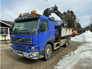 Istovarivač, Kamion sa dizalicom Volvo FM10 360 Tipp och kranbil: slika 1
