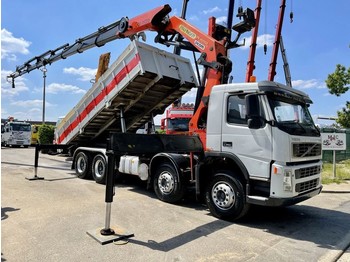 Istovarivač, Kamion sa dizalicom Volvo FM 12.420 8x4 + PALFINGER PK 40002 G (8x) - 40Tm / 20.5m reach - 5th + 6th FUNCTION - LIFTING SEAT - MANUAL GEARBOX - STEEL SPRI: slika 1