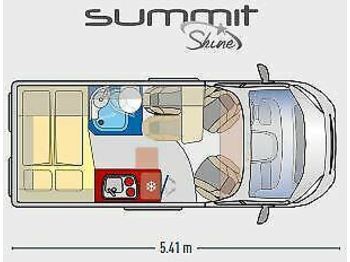 Novu Kamp kombi Globecar H-LINE SUMMIT 540 SHINE FIAT AUTOMATIK: slika 1