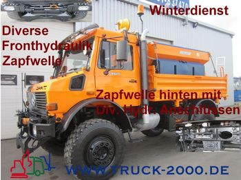 UNIMOG U 2150 Winterdienst Div Zapfwellen + Hydraulik - Autočistilica