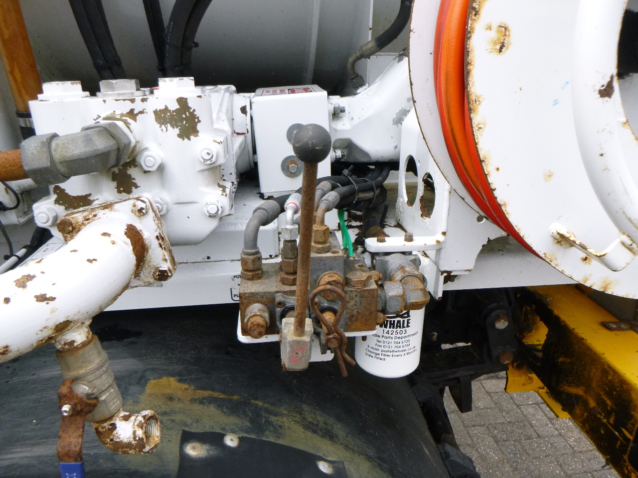 Vakuumska cisterna Mercedes Axor 1824 4x2 RHD Whale vacuum tank 7 m3: slika 17