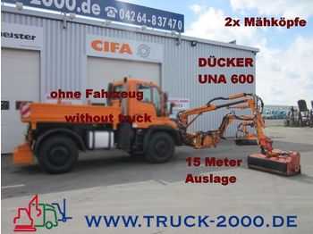 UNIMOG Dücker UNA600 Böschungsmäher 2 Mähköpfe-15 Meter - Korisno/ Posebno vozilo