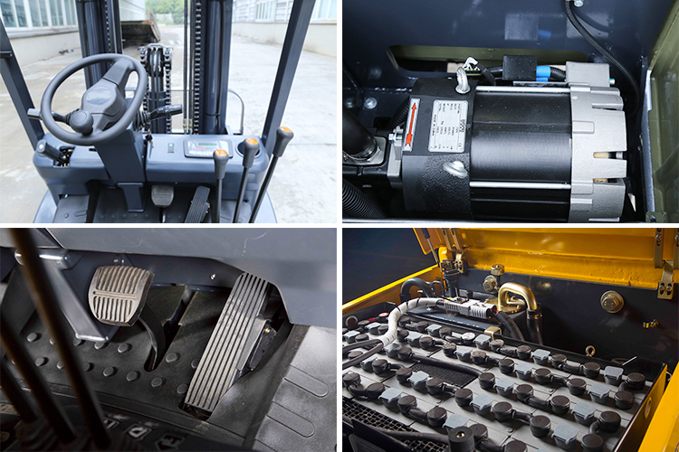 Novu Električni viljuškar XCMG Official 1.5 ton 2ton 2.5tons 3 tons 3.5T 4 Wheel Electric Forklift: slika 6