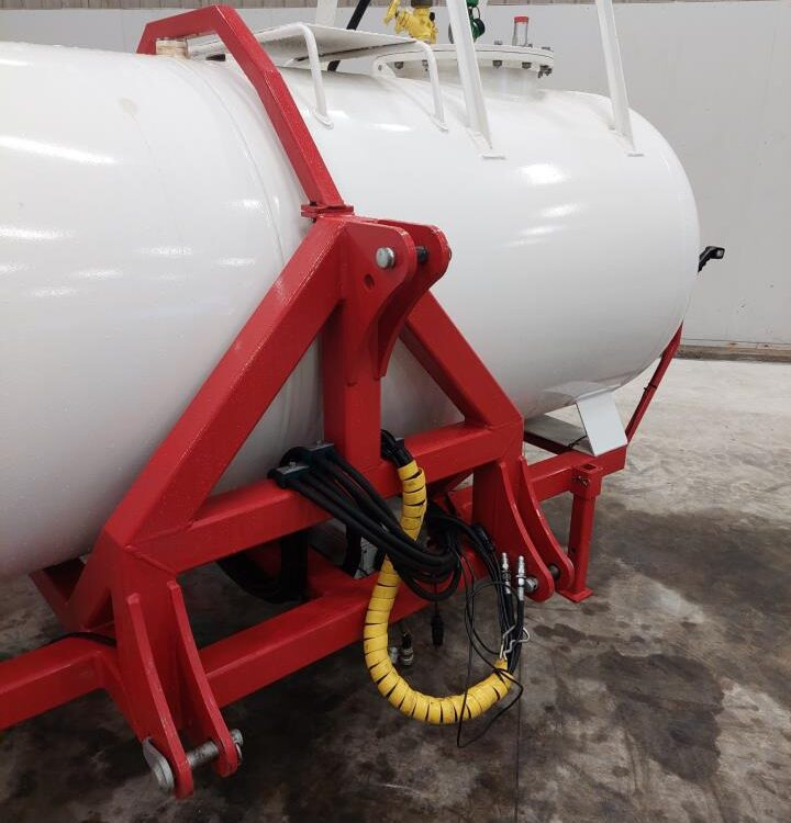 Oprema za đubrenje, Rezervoar za skladištenje Agrodan Ammoniak-tank med ISO-BUS styr: slika 8