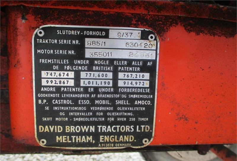 Traktor David Brown 885 Med veto frontlæsser: slika 20