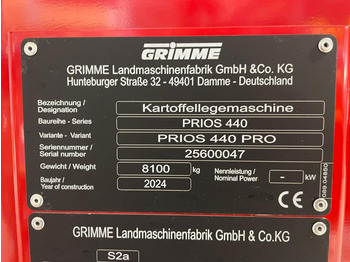 Grimme PRIOS 440-75 - Kombajn: slika 3