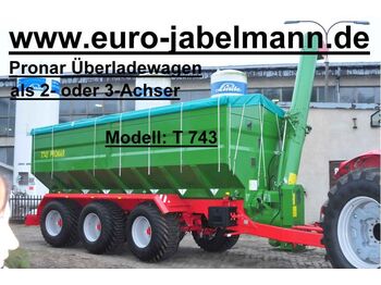 Novu Prikolica za poljoprivredu Pronar Überladewagen, NEU 2 + 3 Achsen, 23 + 33 to, sof: slika 1