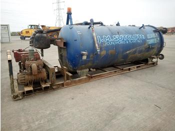 Cisterna za osoku Static Slurry Tanker, 3 Cylinder Donkey Engine: slika 1