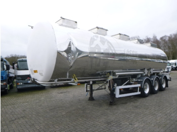 Poluprikolica cisterna za prevoz hemikalija BSLT Chemical tank inox 33 m3 / 1 comp: slika 1