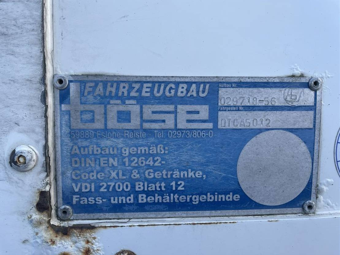 Poluprikolica za prevoz boca Bos Gedranke trailer whit valves steuerachse heckklappe 2500 kg: slika 9