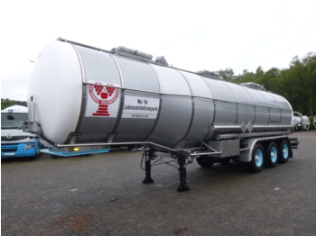 Poluprikolica cisterna za prevoz hemikalija Burg Chemical / Food tank inox 36 m3 / 3 comp / ADR valid 03/2021: slika 1