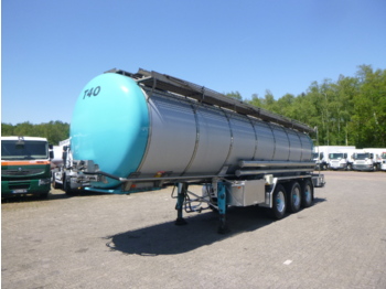 Poluprikolica cisterna za prevoz hrane Burg Food tank inox 26.8 m3 / 1 comp + pump: slika 1