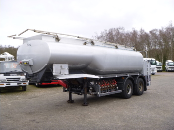 Poluprikolica cisterna za prevoz goriva Crane Fruehauf Fuel tank alu 22 m3 / 7 comp + steering axles: slika 1
