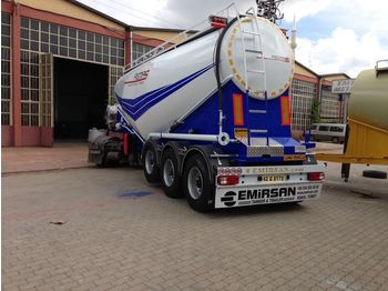 Novu Poluprikolica cisterna za prevoz cementa EMIRSAN Manufacturer of all kinds of cement tanker at requested specs: slika 1