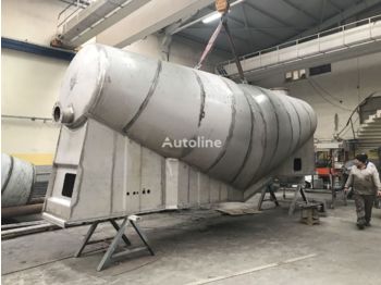 Novu Poluprikolica cisterna za prevoz cementa EMIRSAN Slurry Tank INOX 304L 4 mm: slika 1