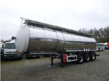 Poluprikolica cisterna za prevoz hemikalija Feldbinder Chemical tank inox 37.5 m3 / 1 comp: slika 1