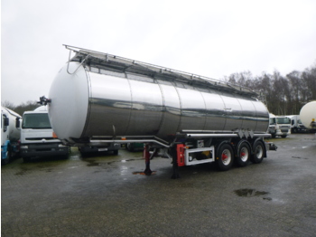 Poluprikolica cisterna za prevoz hemikalija Feldbinder Chemical tank inox 37.5 m3 / 1 comp: slika 1