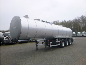 Poluprikolica cisterna za prevoz goriva Fruehauf Bitumen / heavy oil tank inox 32.2 m3 / 1 comp / ADR 12/2019: slika 1