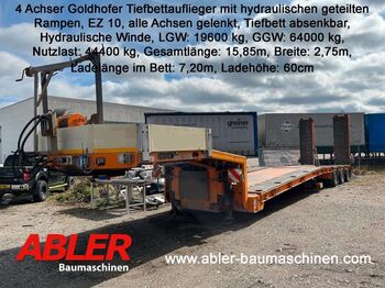 Niska poluprikolica za prevoz Goldhofer Tiefbettauflieger absenkbar hydr. Rampen: slika 1