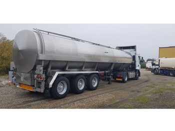Poluprikolica cisterna za prevoz mleka Kässbohrer Tanktrailer - 32000 Liter Inox, Iso, Chipcleaning, Air: slika 1