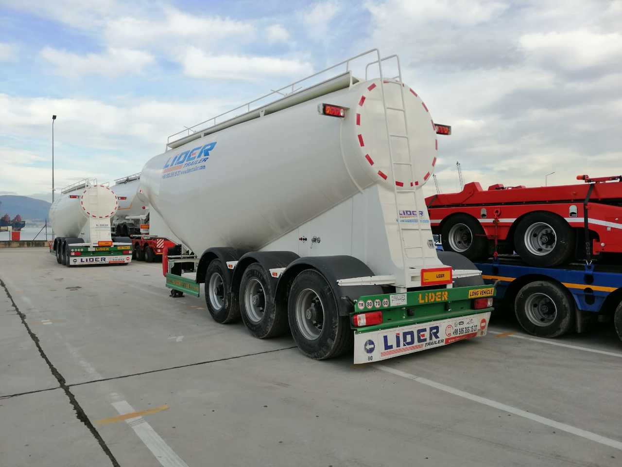 Novu Poluprikolica cisterna za prevoz cementa LIDER 2024 MODEL NEW CEMENT TANKER: slika 18