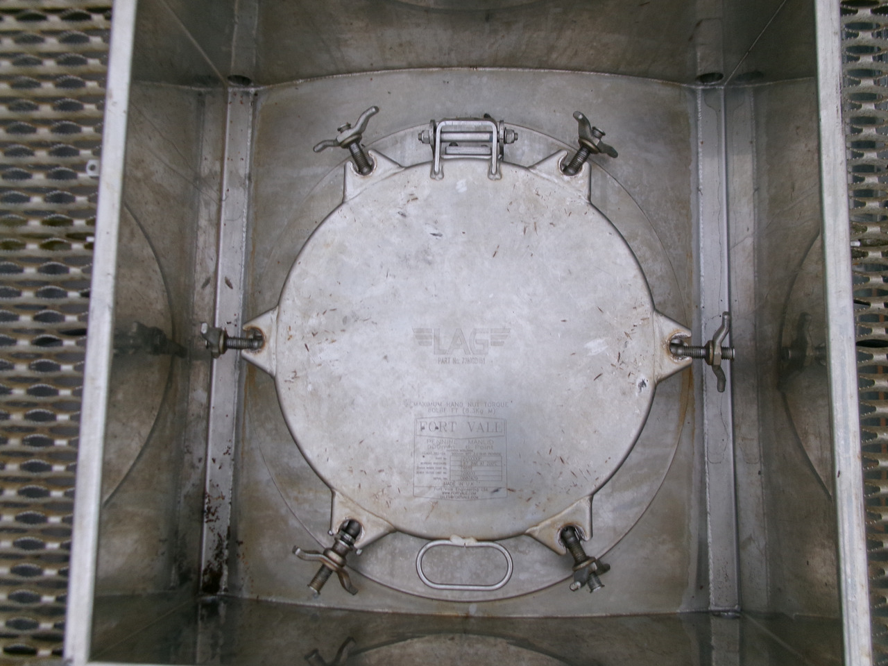 Poluprikolica cisterna za prevoz hemikalija L.A.G. Chemical tank inox L4BH 30 m3 / 1 comp + pump: slika 22