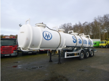 Poluprikolica cisterna za prevoz hemikalija Magyar Chemical ACID inox tank 26.5 m3 / 1comp // DAMAGED COATING!!!: slika 1