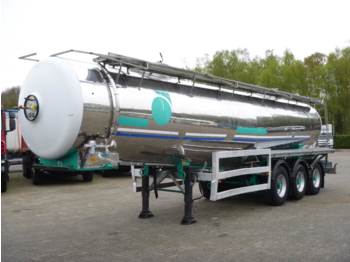 Poluprikolica cisterna za prevoz hemikalija Magyar Chemical tank inox 28 m3 / 1 comp: slika 1