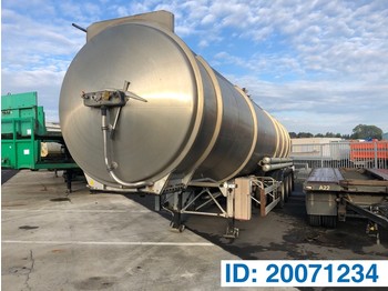 Poluprikolica cisterna za prevoz goriva Magyar Stainless steel tank trailer: slika 1