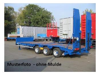 Niska poluprikolica za prevoz za prevoz teških mašina Mueller-Mitteltal 3-Achs-Satteltieflader - Baggerarmablage: slika 1