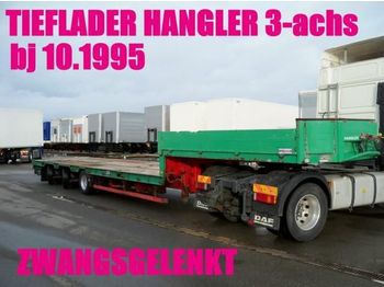 HANGLER TIEFLADER ZWANGSGELENKT 3-achs / BDF  - Niska poluprikolica za prevoz