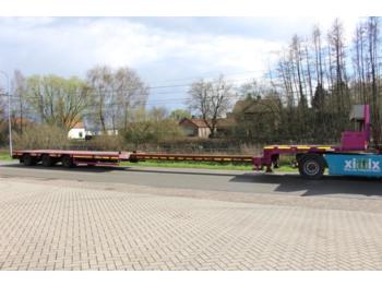 Meusburger 3-ass. Uitschuifbare semi // 3x gestuurd - Niska poluprikolica za prevoz