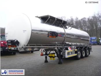 Crossland Bitumen tank inox 31.8 m3 / 1 comp - Poluprikolica cisterna