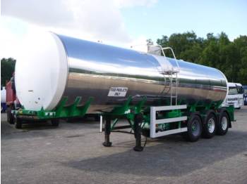 Crossland Food (milk) tank inox 30 m3 / 1 comp - Poluprikolica cisterna