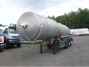 ETA Vacuum tank inox 26 m3 + engine/pump - Poluprikolica cisterna