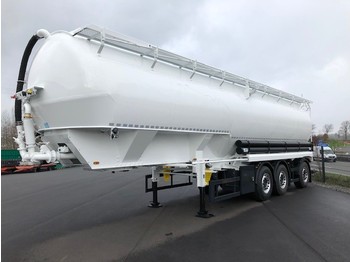 HEITLING 51 m3, 7 compartments animal food silo trailer - Poluprikolica cisterna