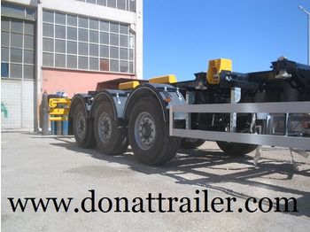 DONAT Container Chassis Semitrailer - Extendable - Poluprikolica za prevoz kontejnera/ Poluprikolica sa promenjivim sandukom