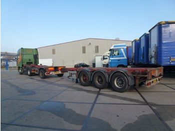 D-TEC 4-as combi trailer - 47.000 Kg - - Poluprikolica za prevoz kontejnera/ Poluprikolica sa promenjivim sandukom