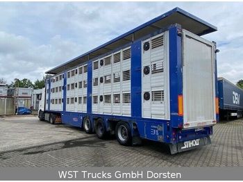 Poluprikolica za prevoz stoke Finkl 3 Stock Ausahrbares Dach Vollalu Typ 2