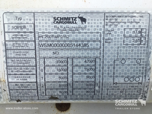 Poluprikolica sa zatvorenim sandukom SCHMITZ Dryfreight Standard: slika 7