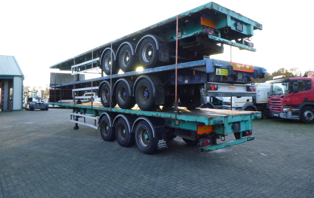 Plato poluprikolica SDC Stack - 3 x platform trailer 13.6 m / 39 t: slika 4