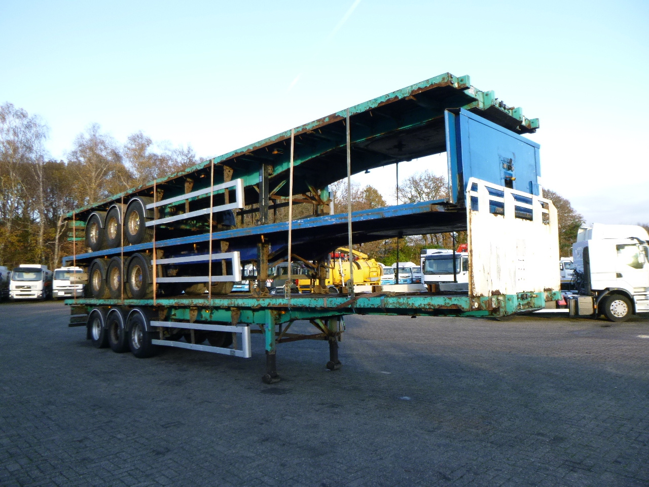 Plato poluprikolica SDC Stack - 3 x platform trailer 13.6 m / 39 t: slika 2