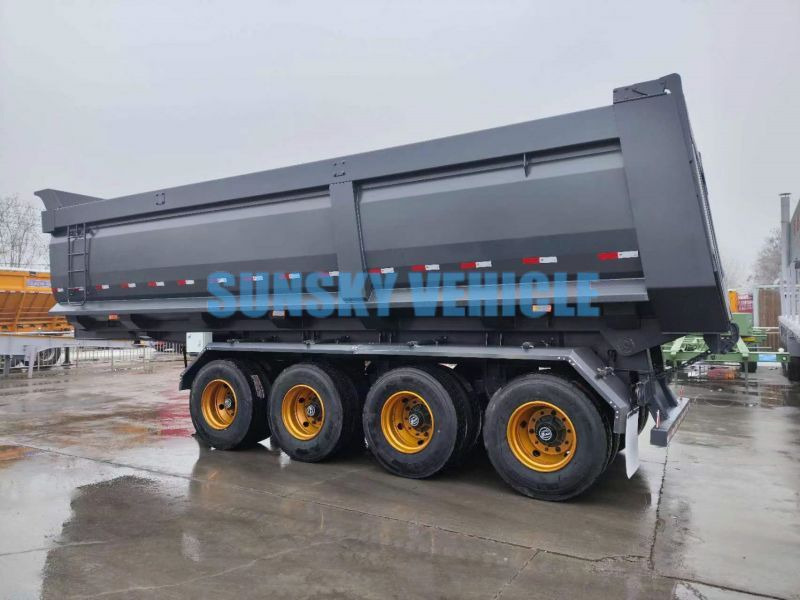 Novu Poluprikolica istovarivača za prevoz glomaznih materijala SUNSKY 4-Axle Dump Semi-trailer: slika 5