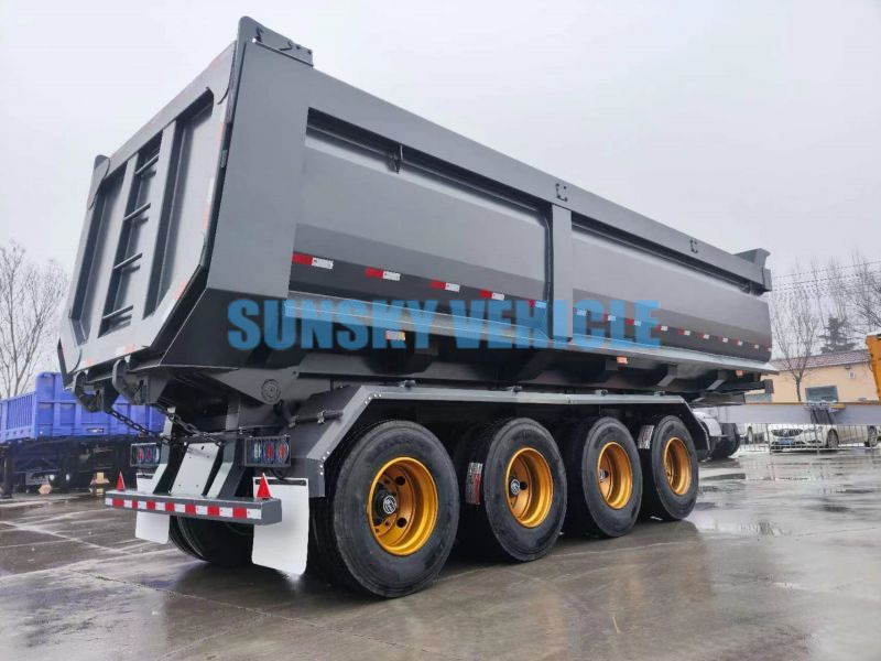 Novu Poluprikolica istovarivača za prevoz glomaznih materijala SUNSKY 4-Axle Dump Semi-trailer: slika 6