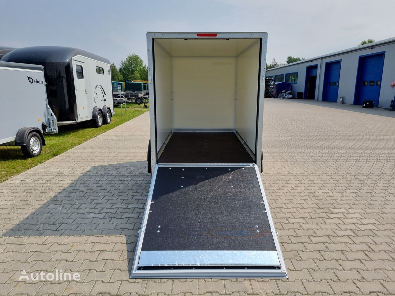 Novu Prikolica sa zatvorenim sandukom Brenderup Cargo CD260UB kontener fourgon box trailer 750 kg GVW ramp: slika 13