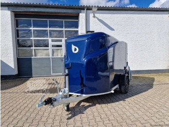 Novu Prikolica sa zatvorenim sandukom Cheval Liberté schöner blauer Anhänger aerodynamisch Leichtmetallräder Heckrampe Tür: slika 3